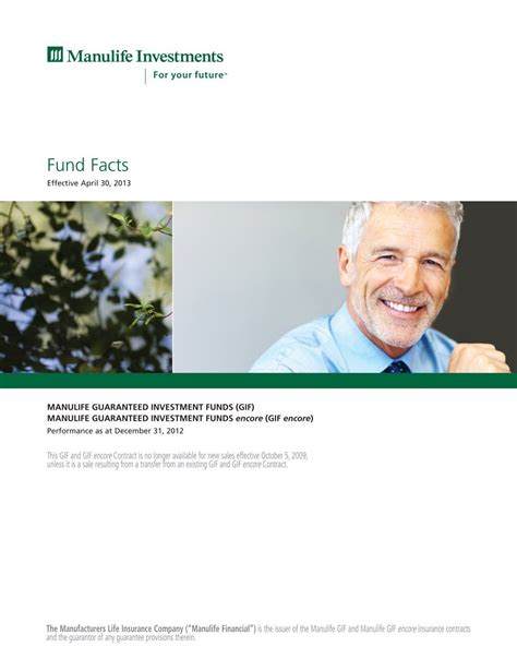 manulife investments fund facts.